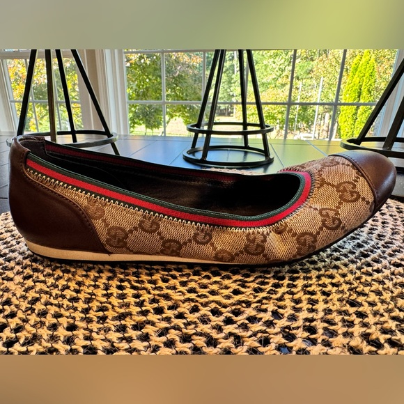Gucci GG Elastic Monogram Flat EU 39 - Picture 10 of 15